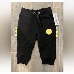 halloween 12 months cat & jack Black sweatpants monster dinosaur new NWT